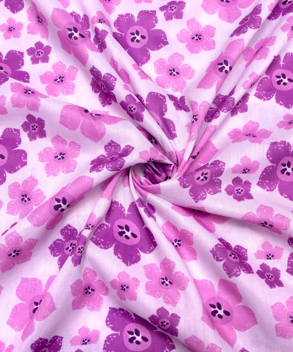 Printed Muslin Fabric Material Online