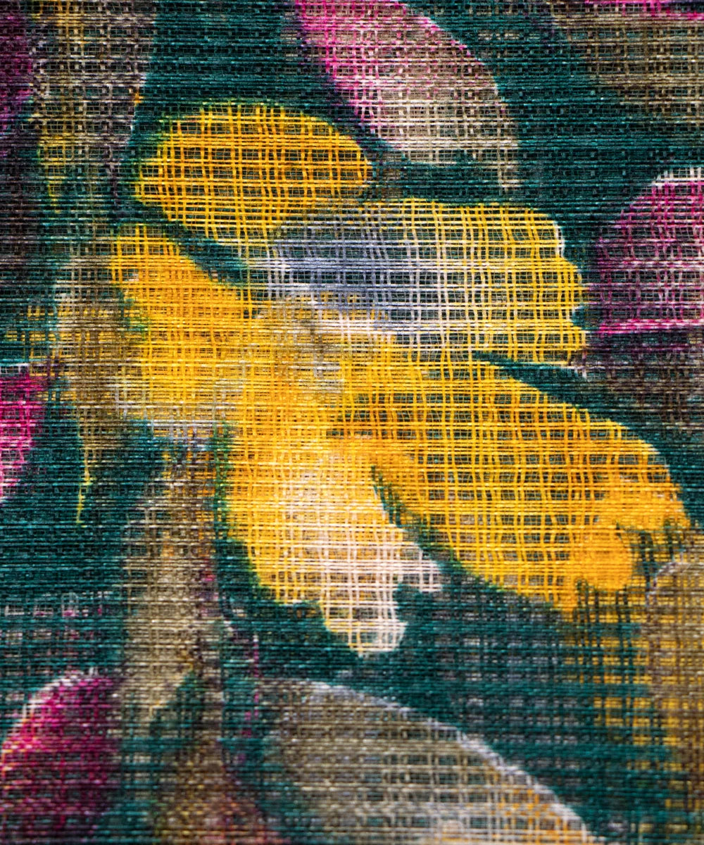 Printed Kota Doria Fabric