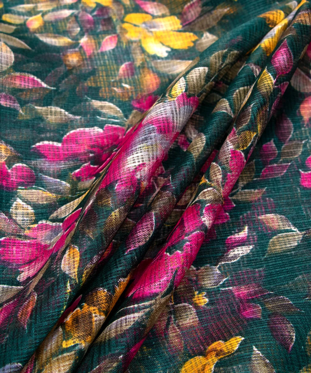 Printed Kota Doria Fabric