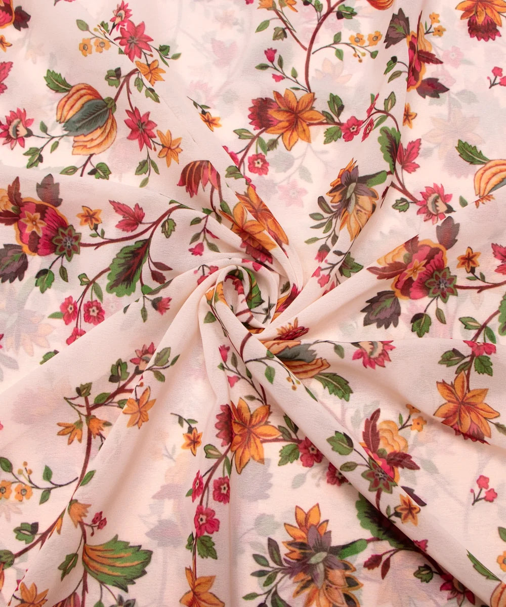 Buy Printed Georgette Fabric