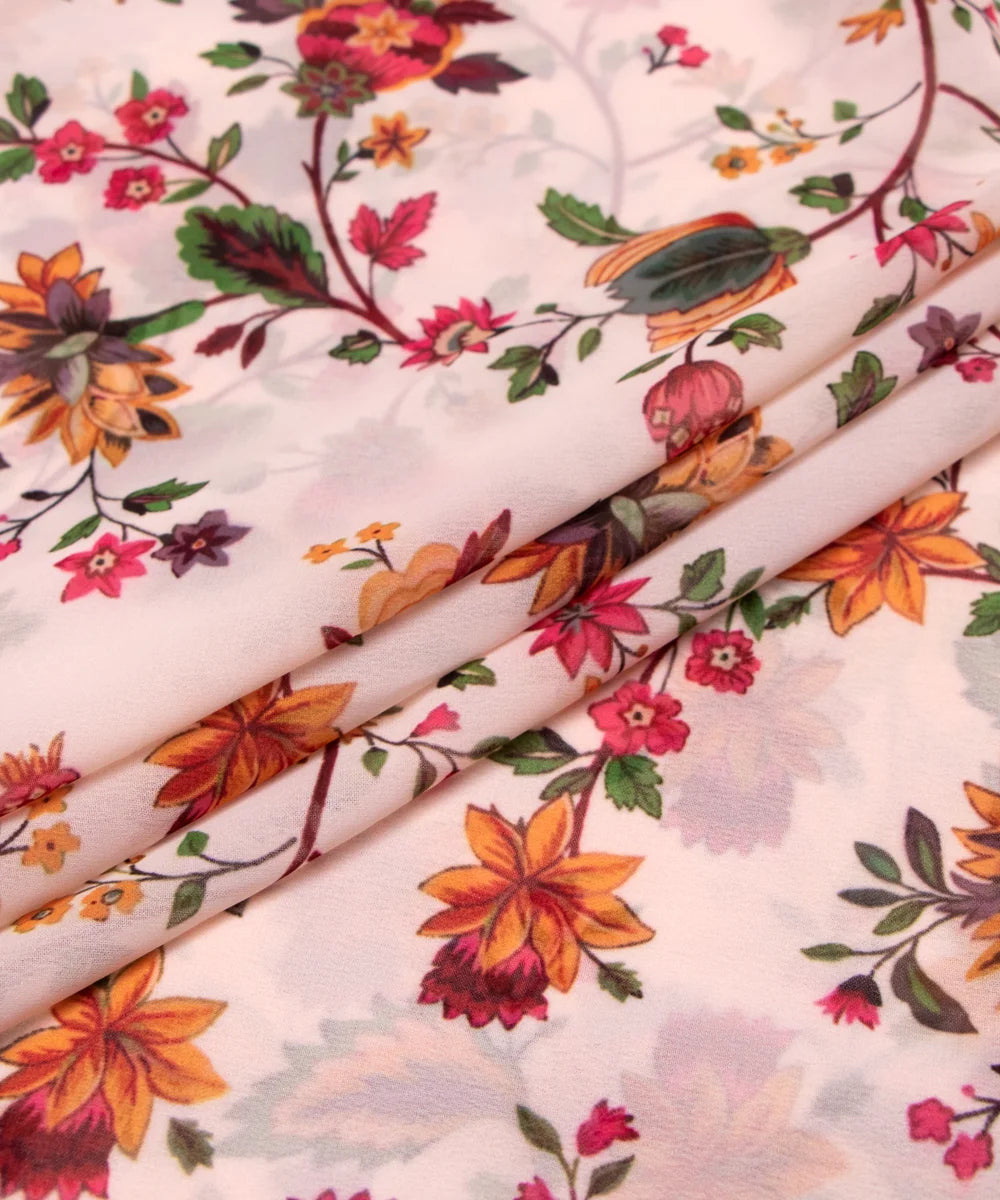 Buy Printed Georgette Fabric
