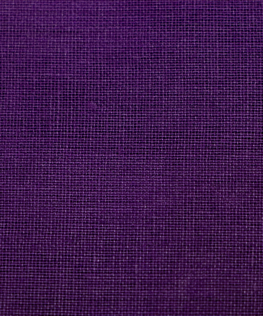 Purple Plain Cotton Lining Fabric