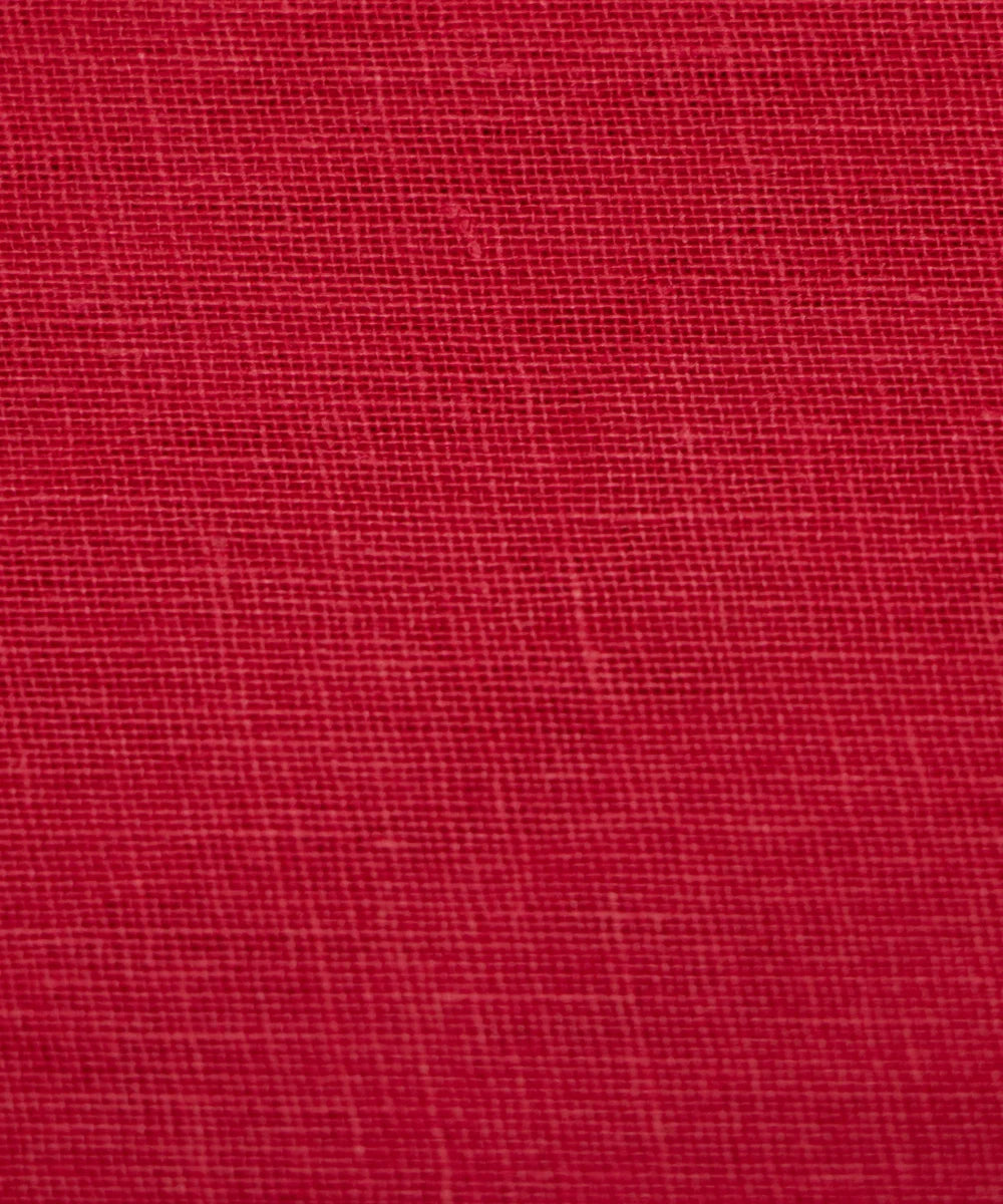 Light Maroon Plain Cotton Lining Fabric