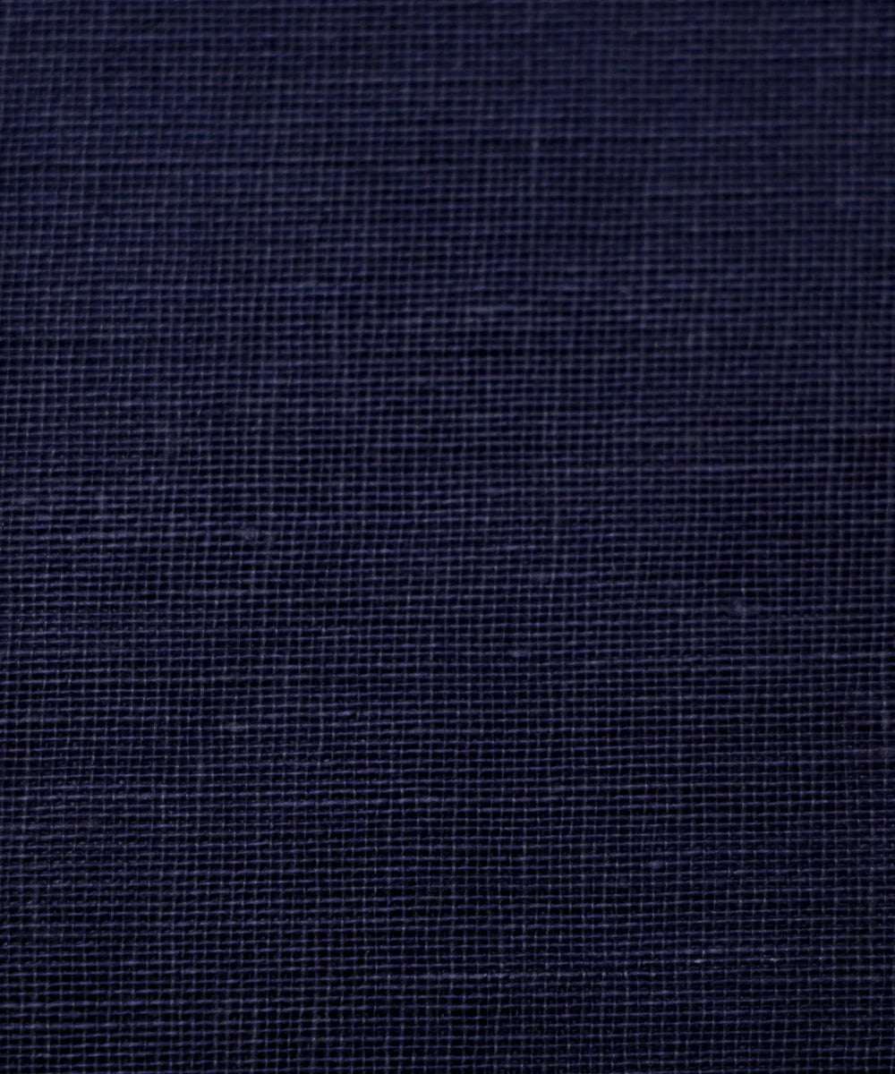 Deep Navy Blue Plain Cotton Lining Fabric