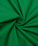 Green Plain Cotton Rubia Fabric