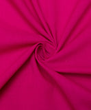 Magenta Plain Cotton Rubia Fabric
