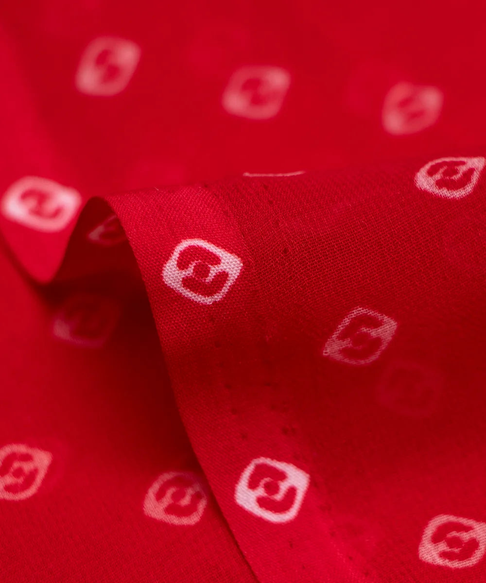 Bandhani printed Georgette fabric
