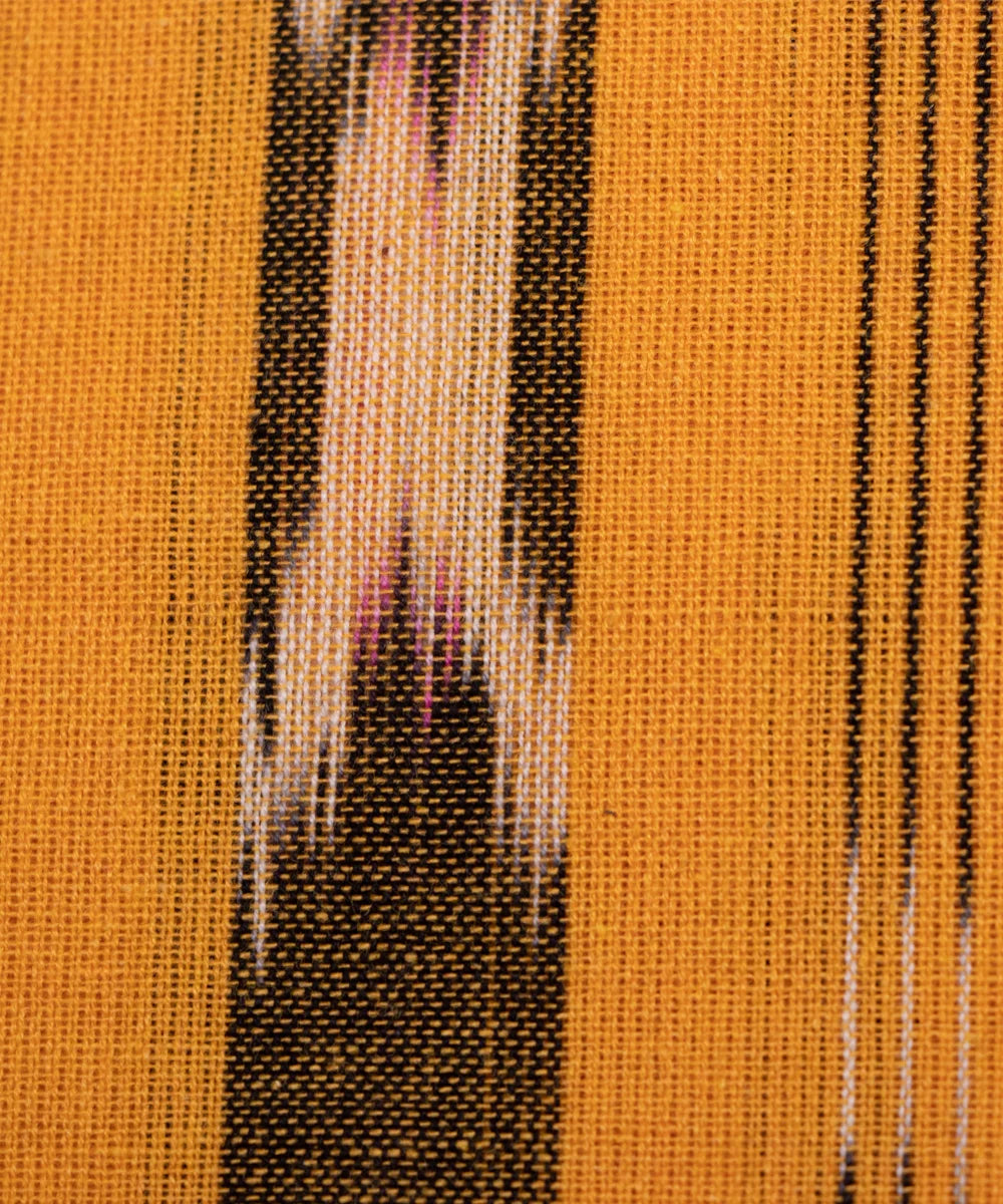 Yellow Handloom Cotton Kurta Pajama Set