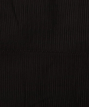 black plain tissue net fabric