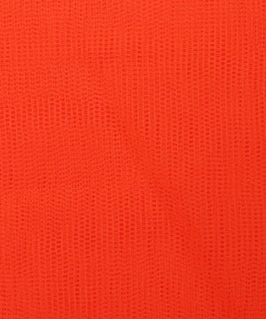 orange plain tissue net fabric