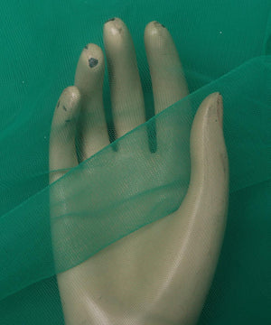 green plain tissue net fabric