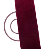 Wine Colour Plain Cotton Velvet Fabric