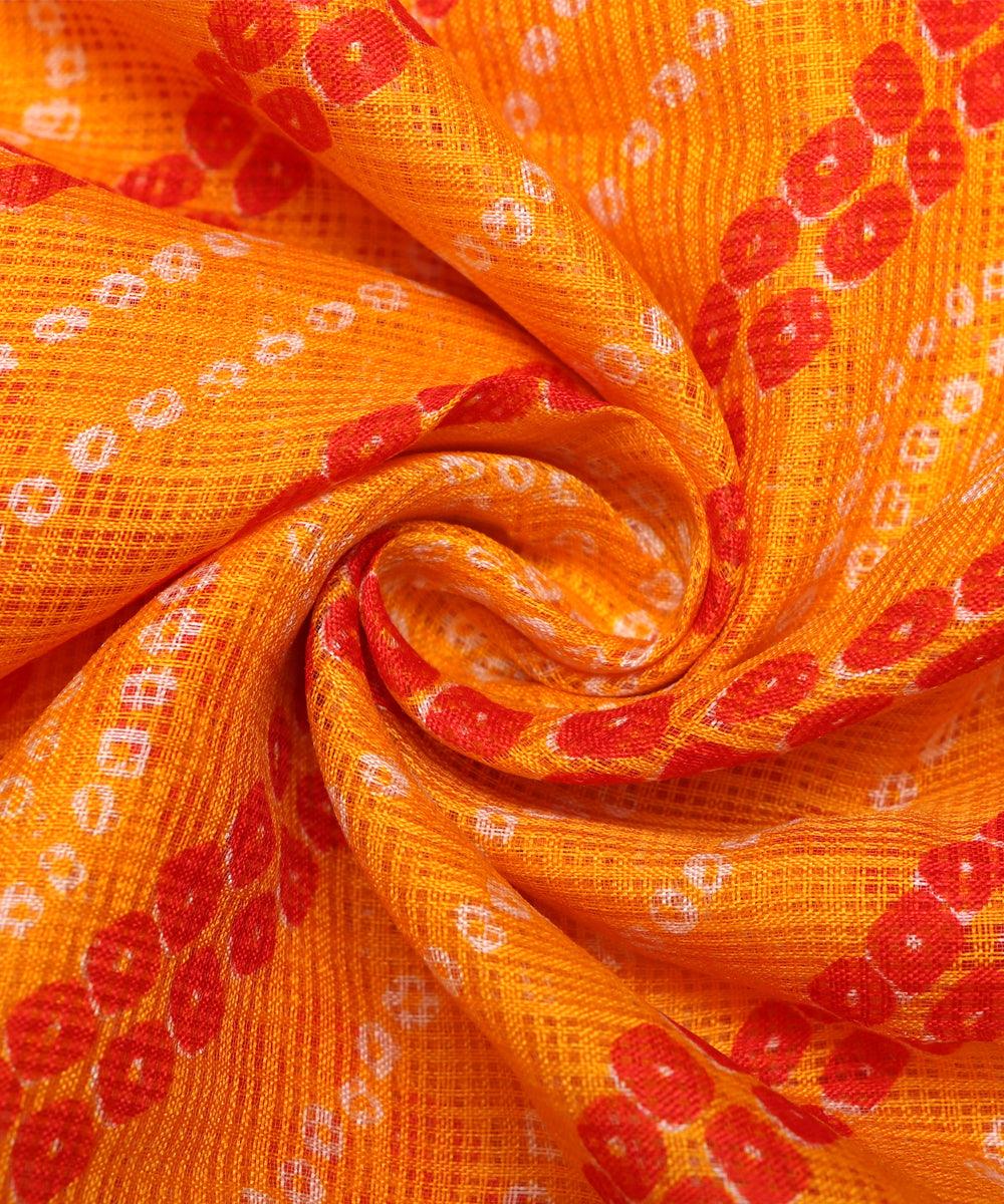 yellow and red bandej kota doria fabric b136 4151