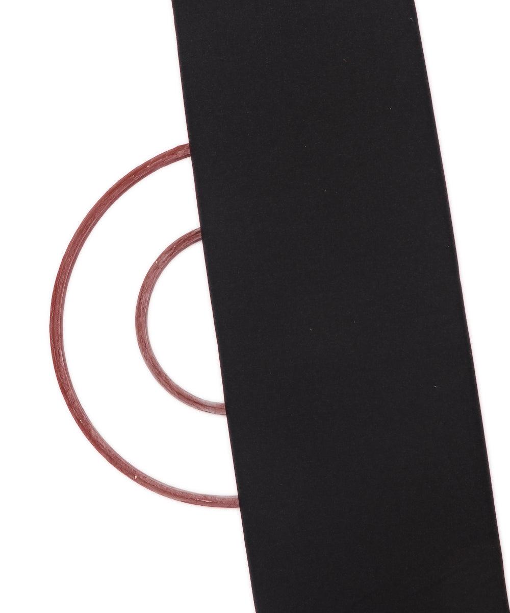 black plain denim lycra fabric