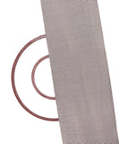 White Colour Stripe Print Cotton Fabric