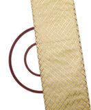 Lemon Colour Checks Pattern Gotta Raw Silk Fabric