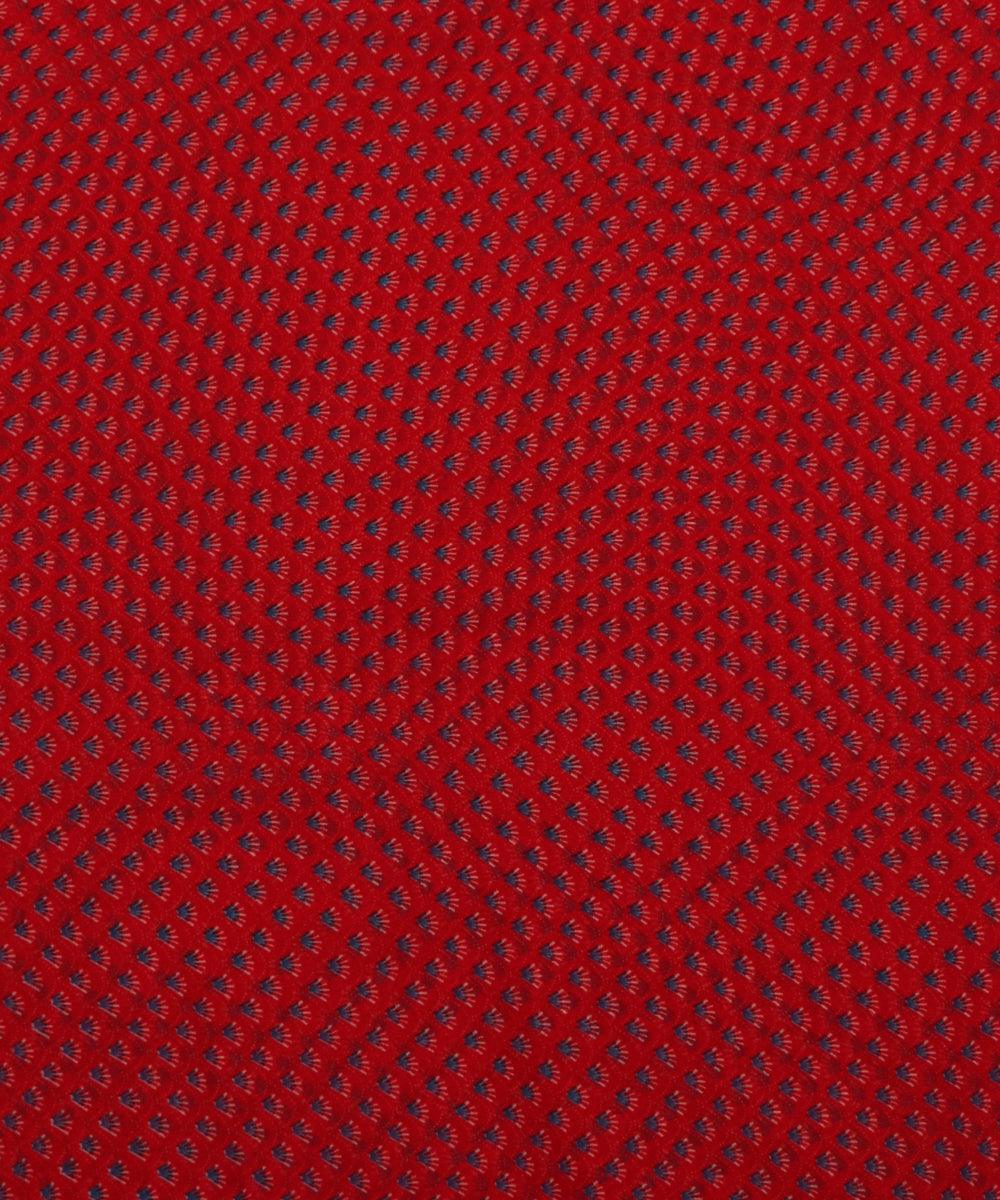 red and blue floral print georgette fabric b103 4290