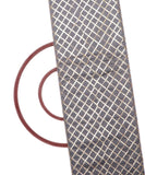 Steel Grey Colour Checks Pattern Gotta Raw Silk Fabric