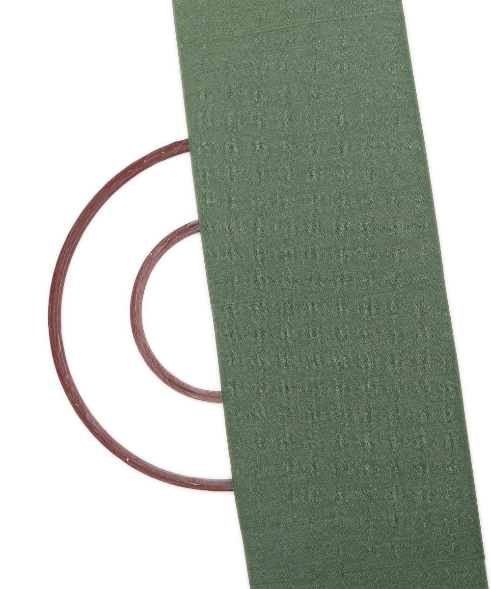green plain denim lycra fabric