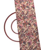 Pink Colour  Kalamkari Print Kota Doria Fabric