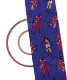 Blue Colour Warli Print Georgette Fabric
