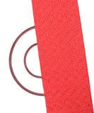 Coral Floral Crosia Fabic