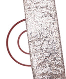 Silver Sequin Net Embroidery Fabric