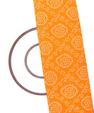 Yellow Colour Bandhani Print Cotton Fabric
