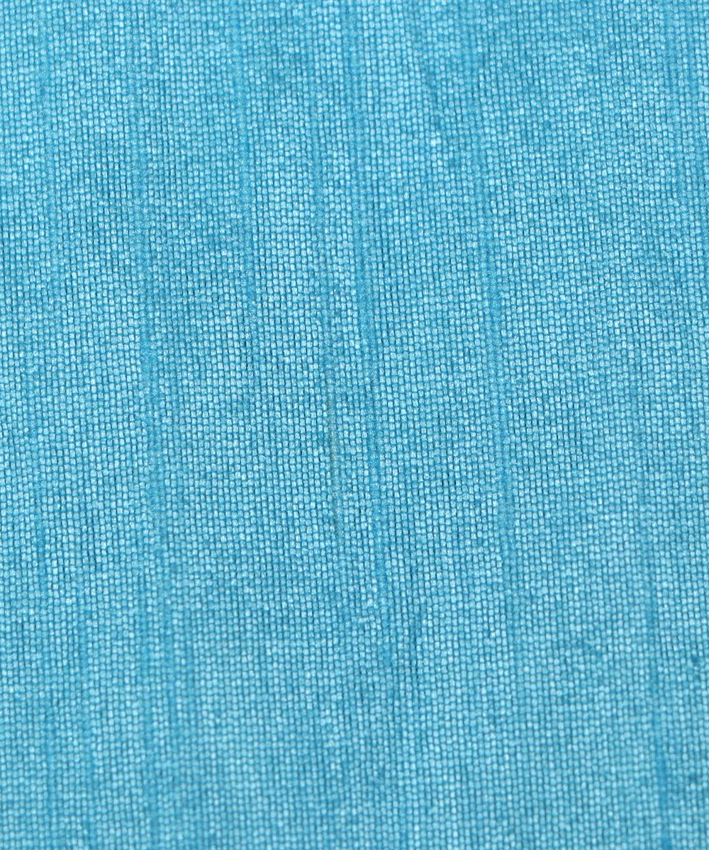 sky blue plain raw silk