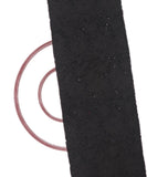 Black Floral Pattern Crosia Fabic