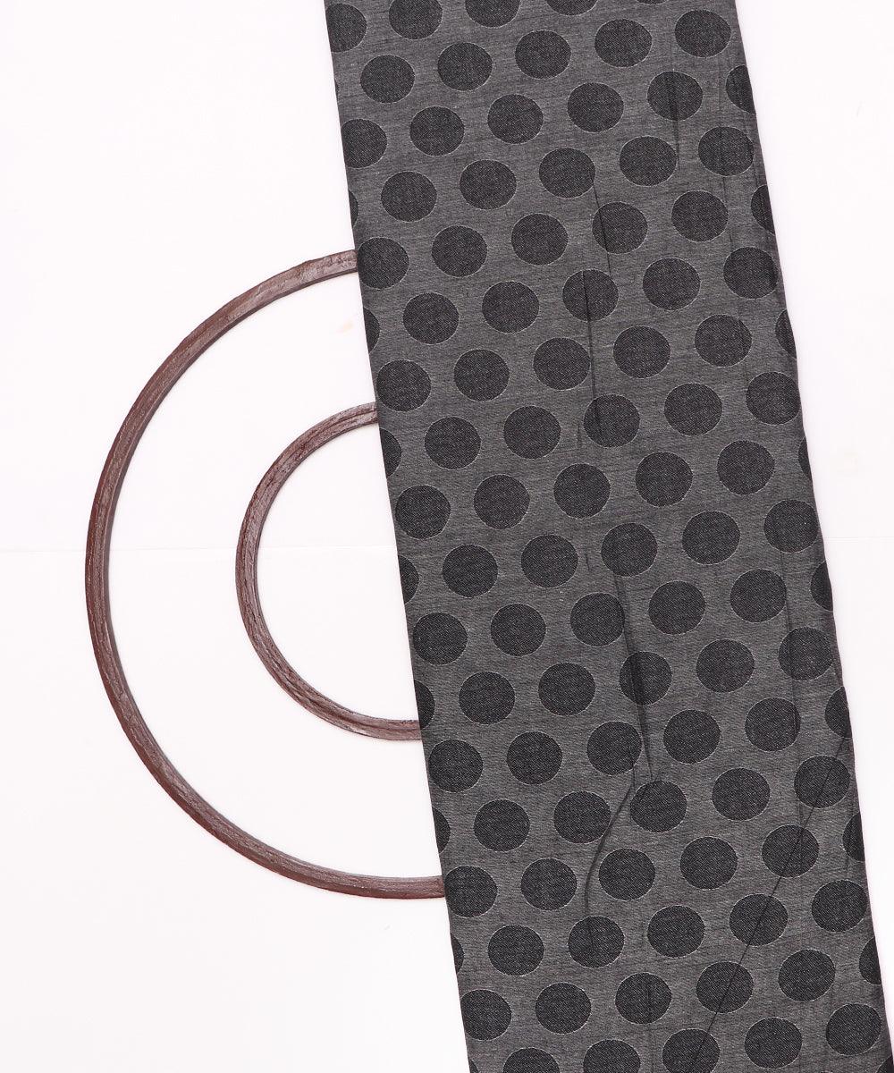 black 3d circuler design jacquard fabric b138 3926