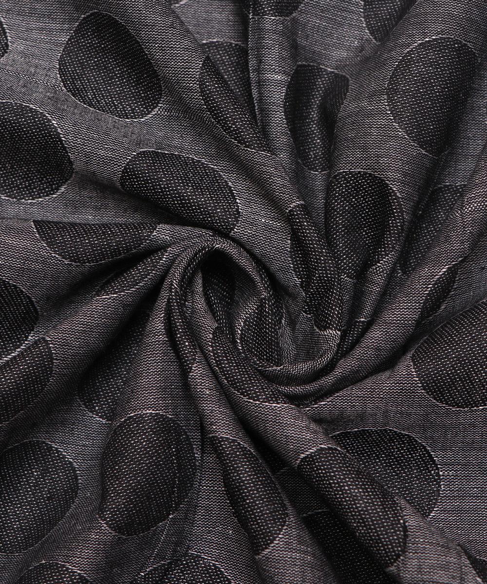 black 3d circuler design jacquard fabric b138 3926