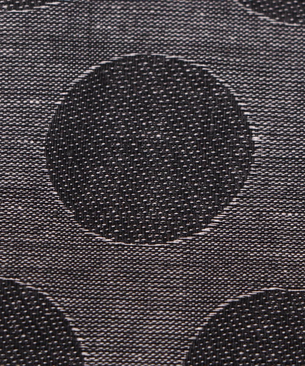 black 3d circuler design jacquard fabric b138 3926