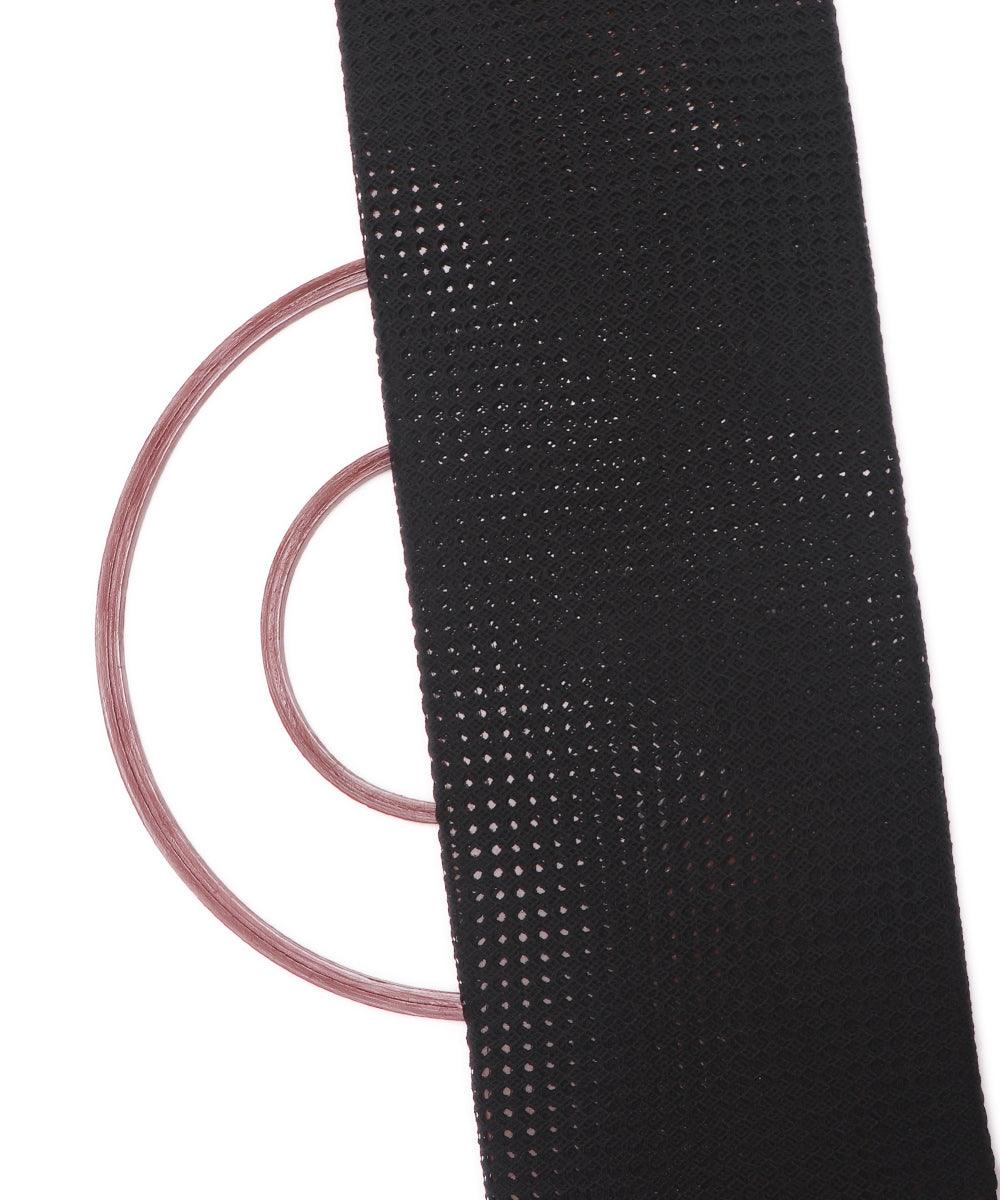 black geometric pattern crosia fabic