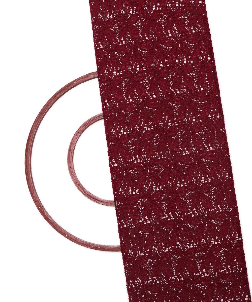 wine leaf pattern crosia fabric b145 3828