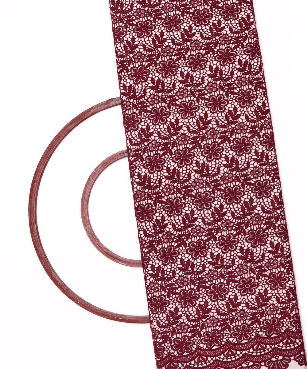 wine floral crosia fabic b145 3826