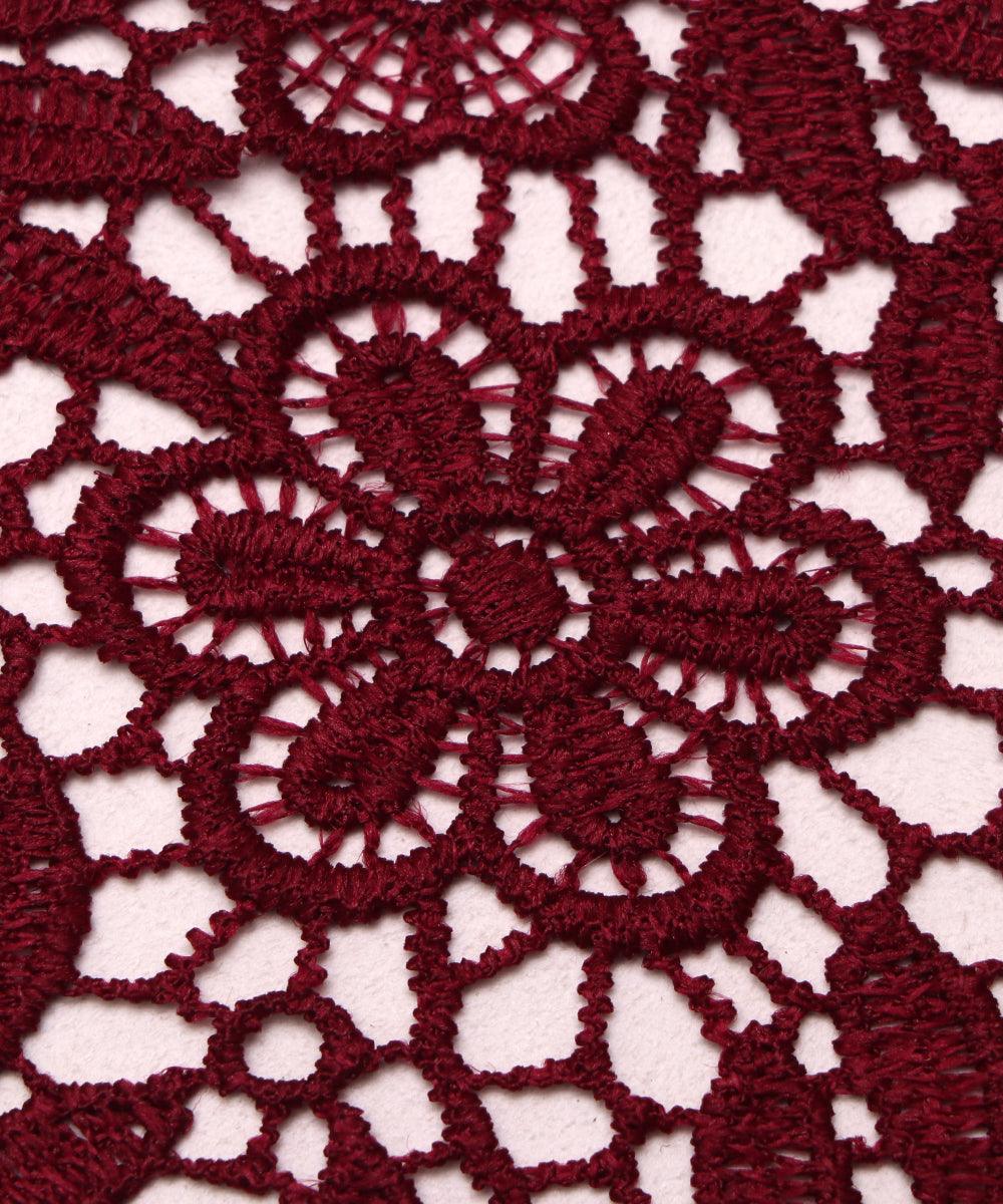 wine floral crosia fabic b145 3826