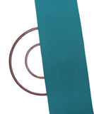 Teal Green Plain Crepe Fabric