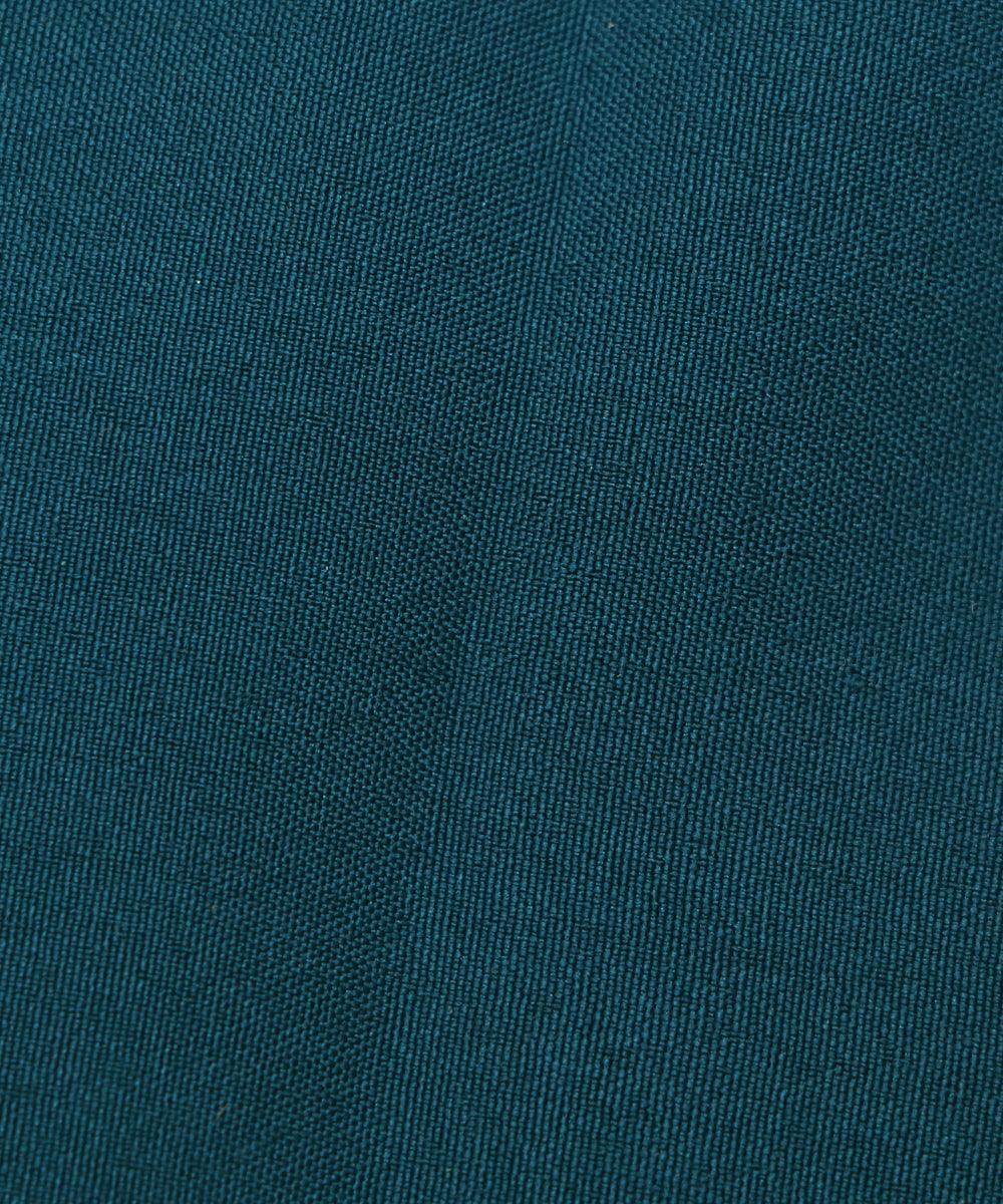 teal green plain crepe fabric