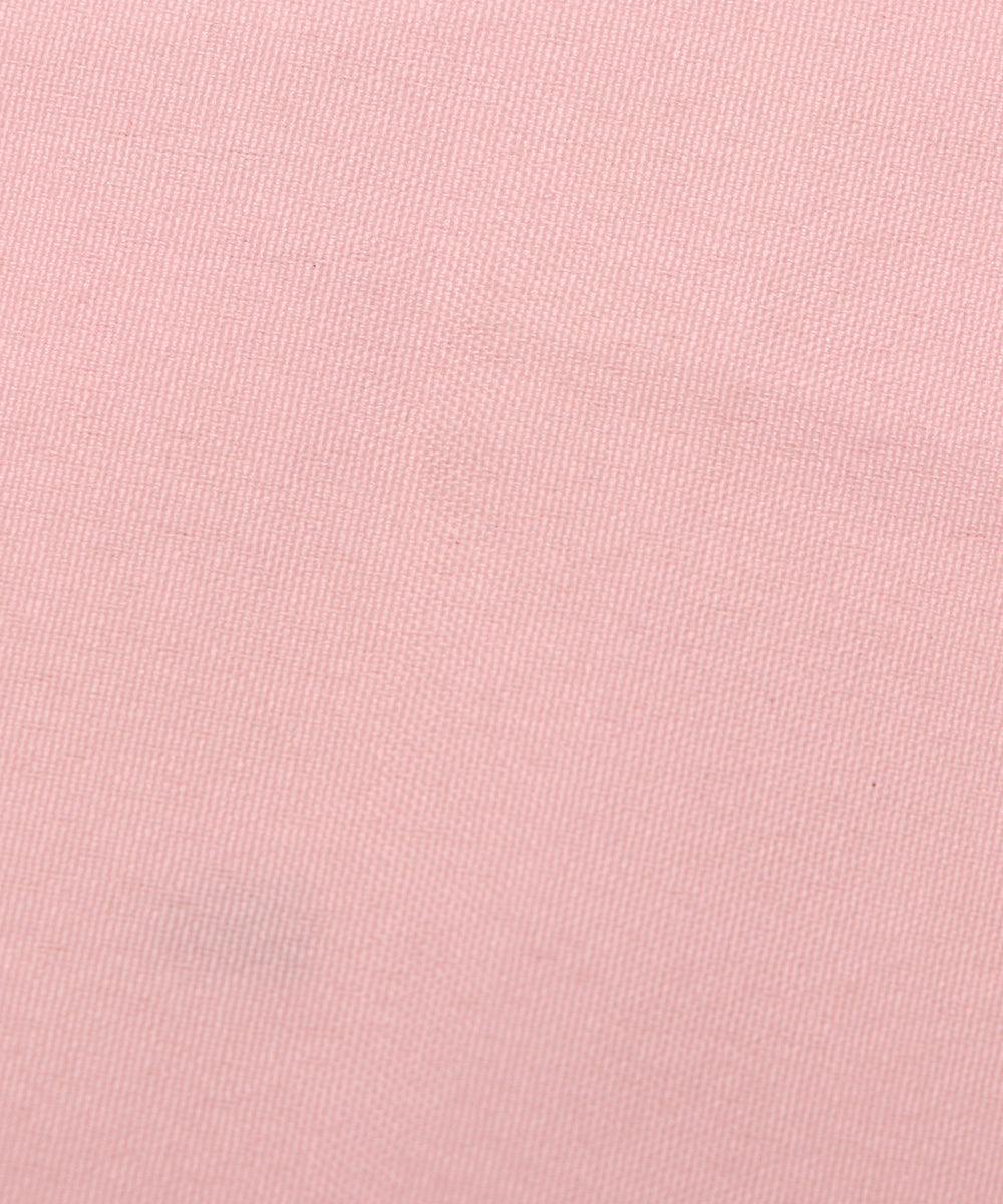 pink plain crepe fabric 2