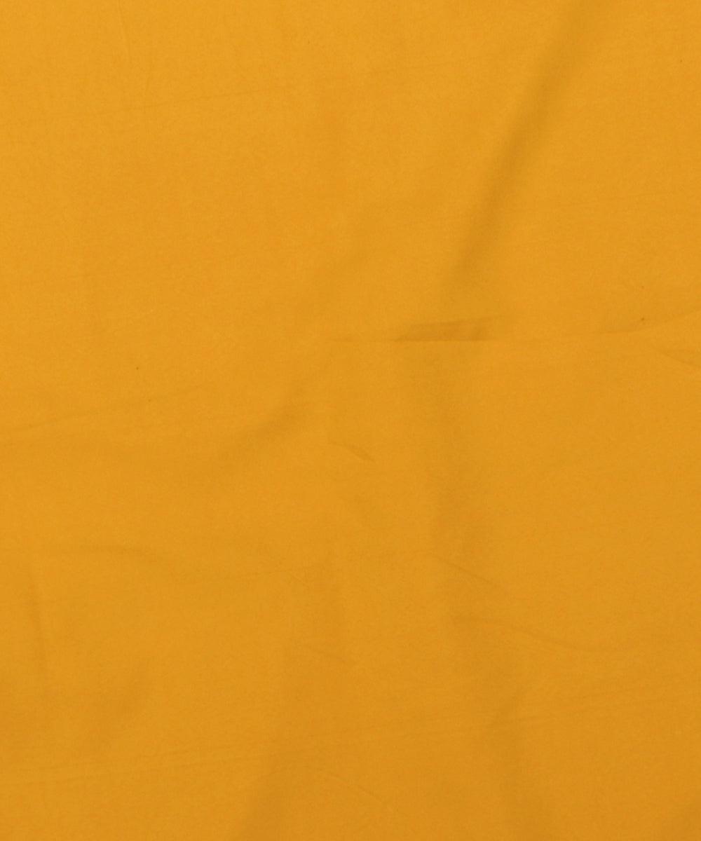 mustard plain crepe fabric