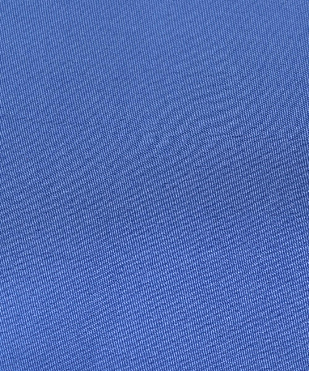 blue plain crepe fabric 2