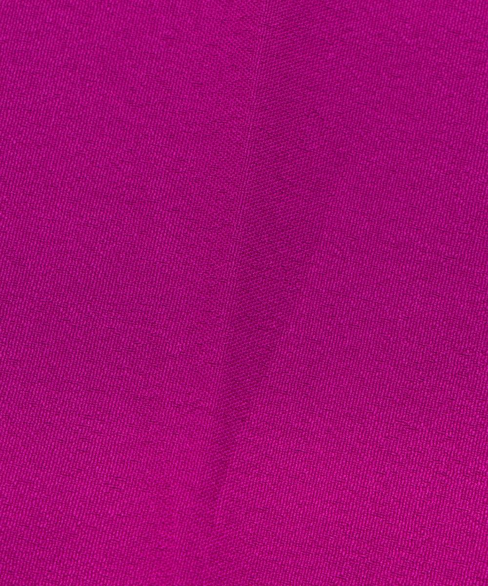 purple plain crepe fabric 2