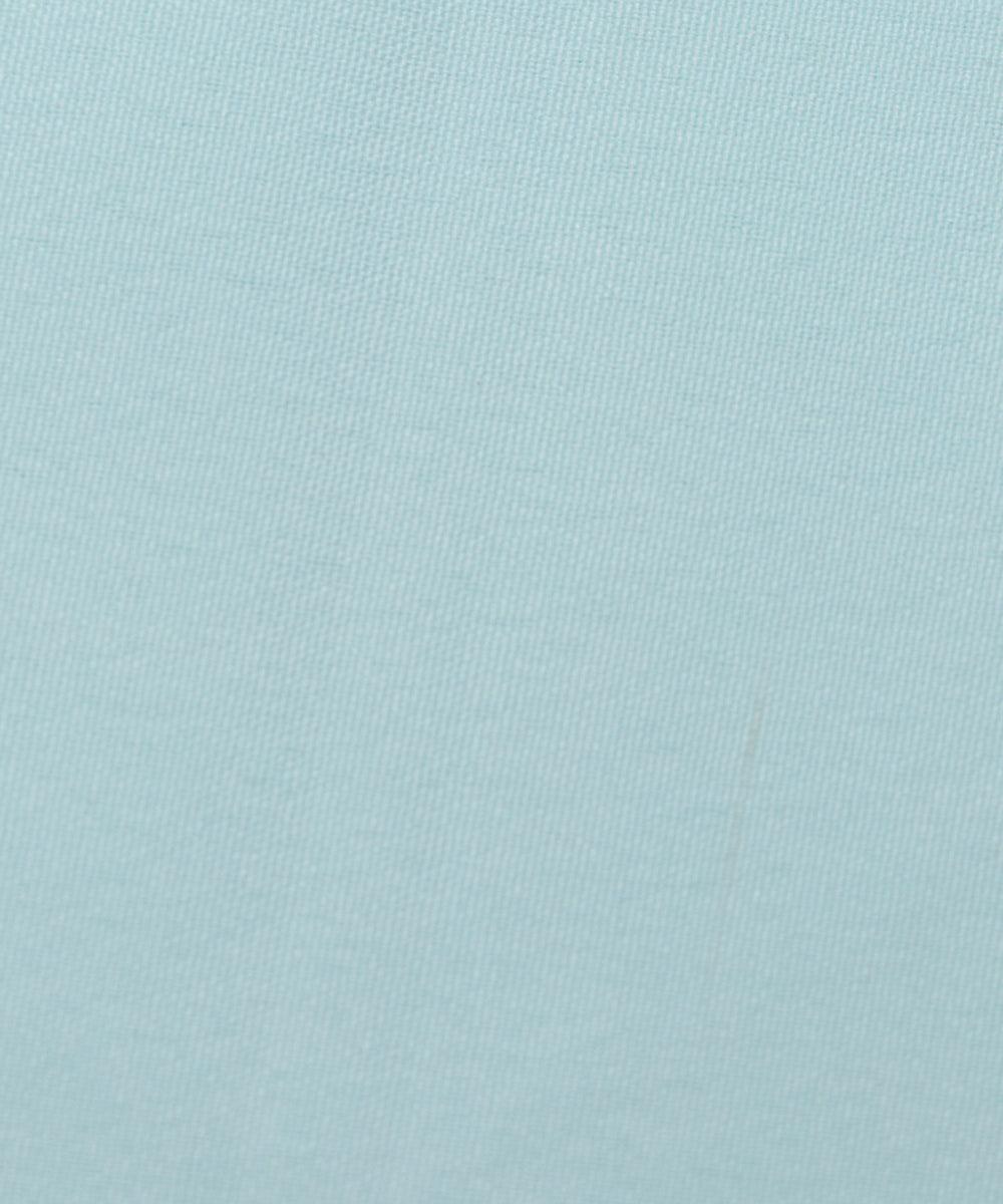light blue plain crepe fabric 1