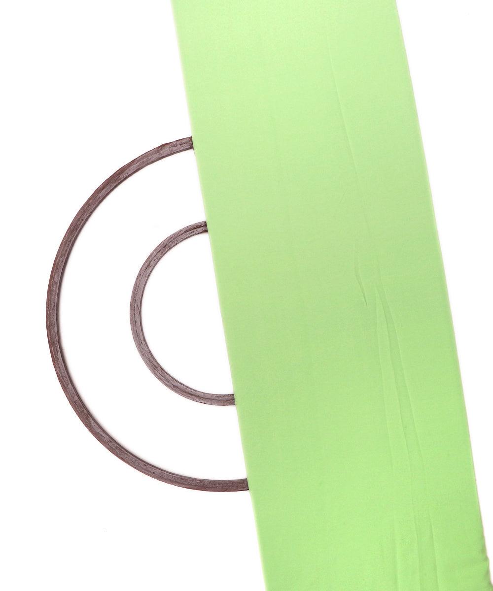 sea green plain crepe fabric