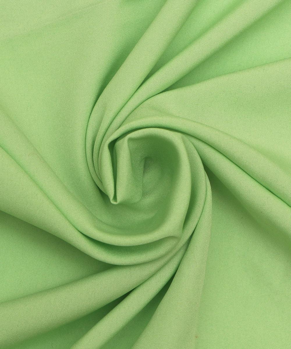 sea green plain crepe fabric