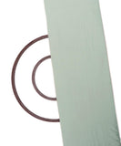 Light Green Colour Plain Crepe Fabric