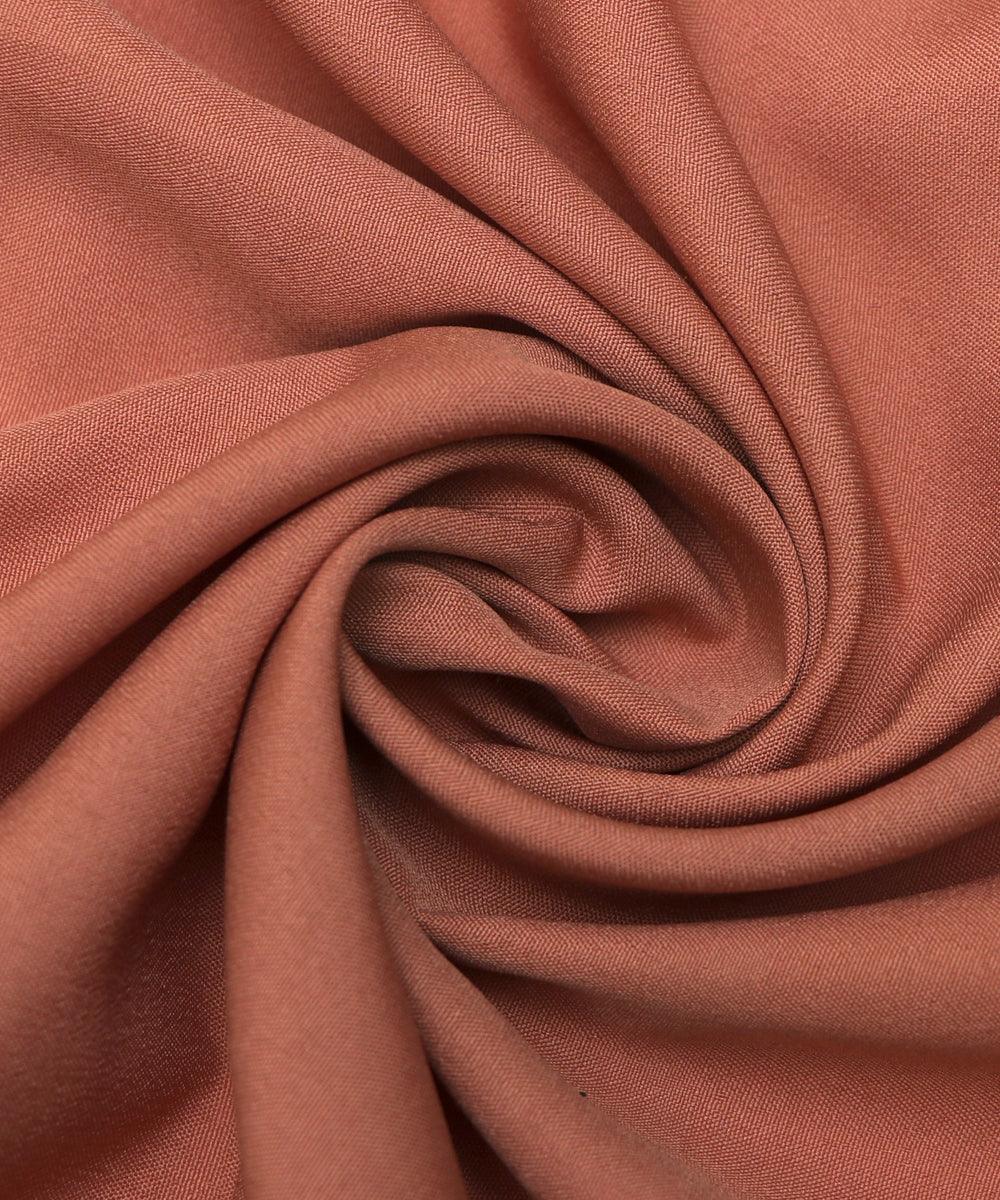 rose gold plain crepe fabric 1
