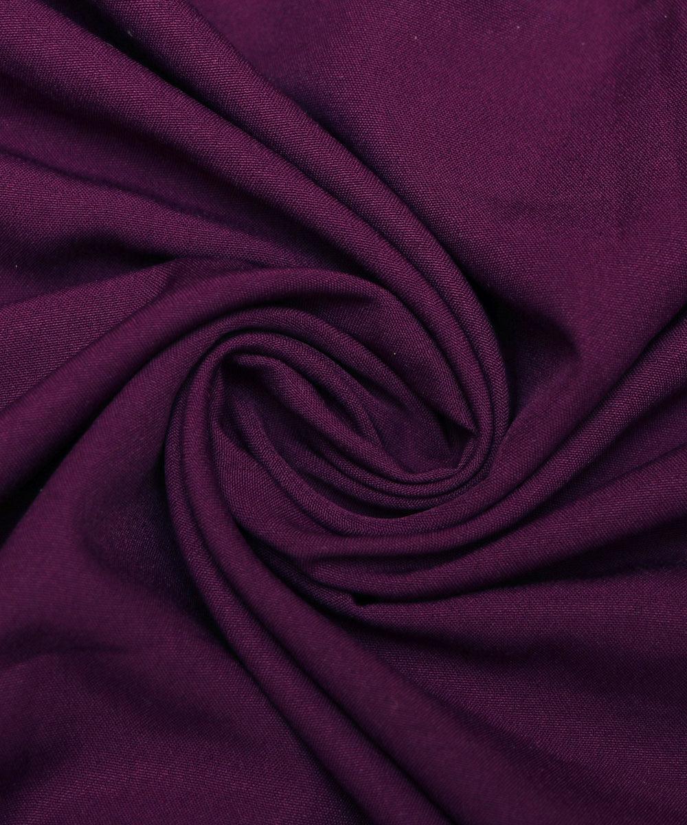 wine plain crepe fabric