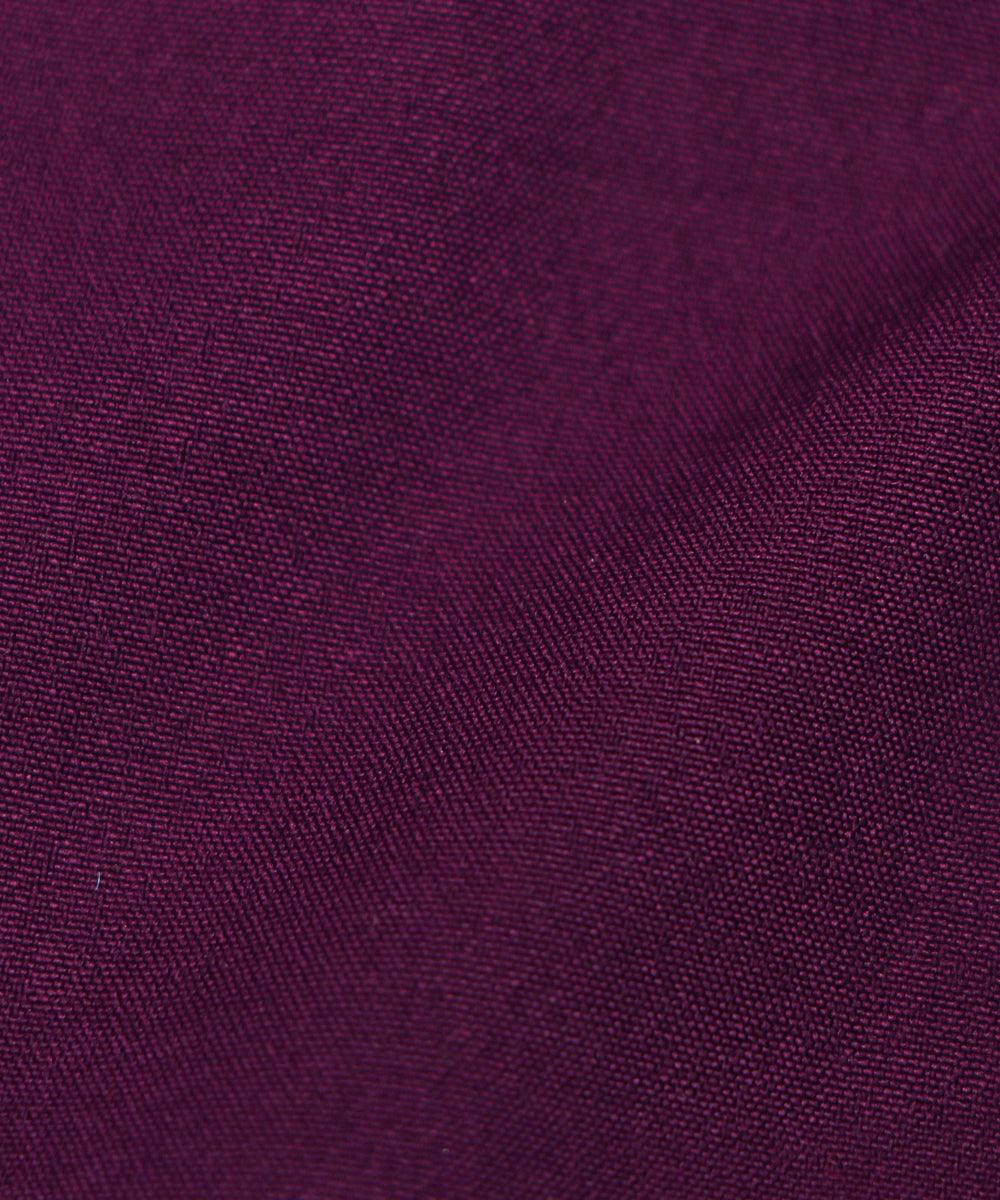 wine plain crepe fabric